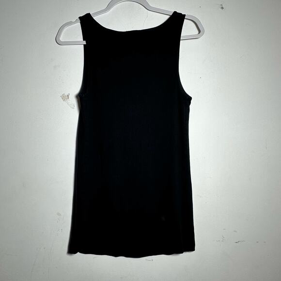 Isabel Maternity Ingrid & Isabel Black Tank Top Size L Scoop Neck Basic FLAW - Picture 6 of 8